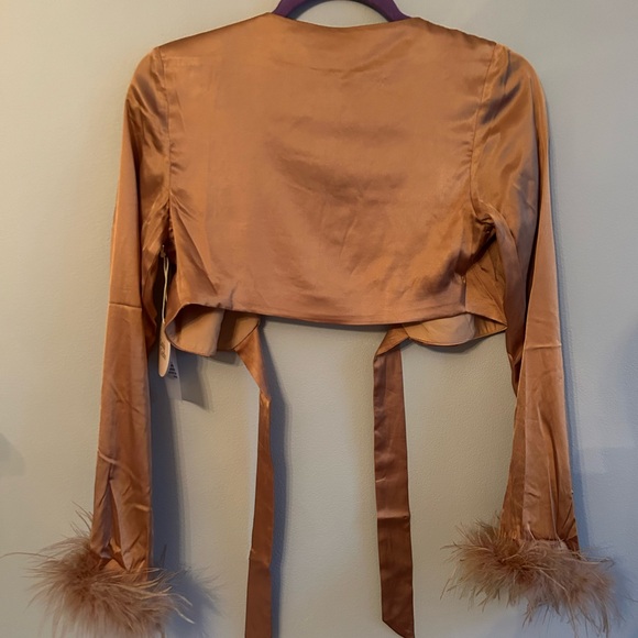 REVOLVE orange crop top - Picture 7 of 8